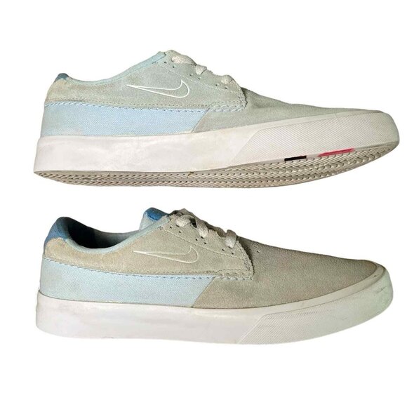 Nike SB Shane‎ O'Neill Suede Skate Shoes Sneakers Light Blue Size 7 - Picture 8 of 11
